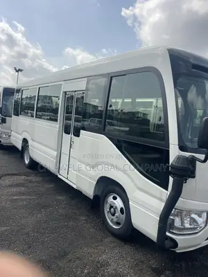 New Toyota Coaster 2025 White