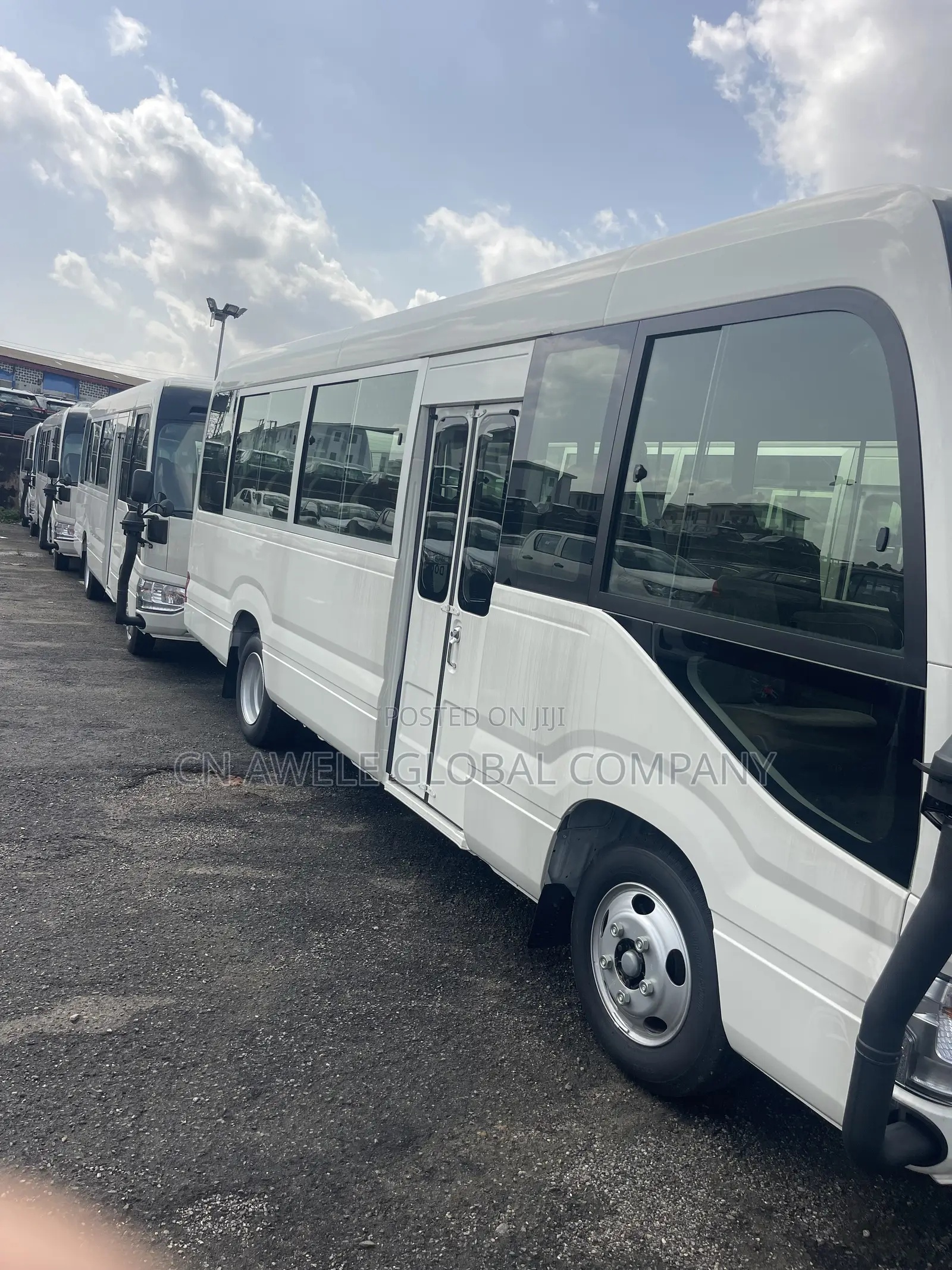 New Toyota Coaster 2025 White