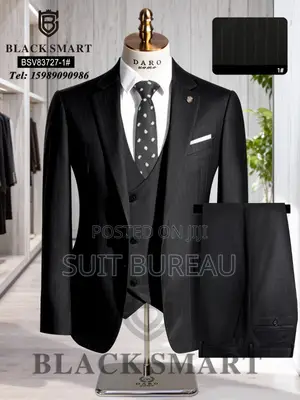 Premium Pin Stripe 3 Piece Suit