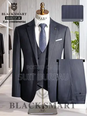 Premium Pin Stripe 3 Piece Suit