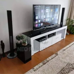 Glass Top Tv Shelf