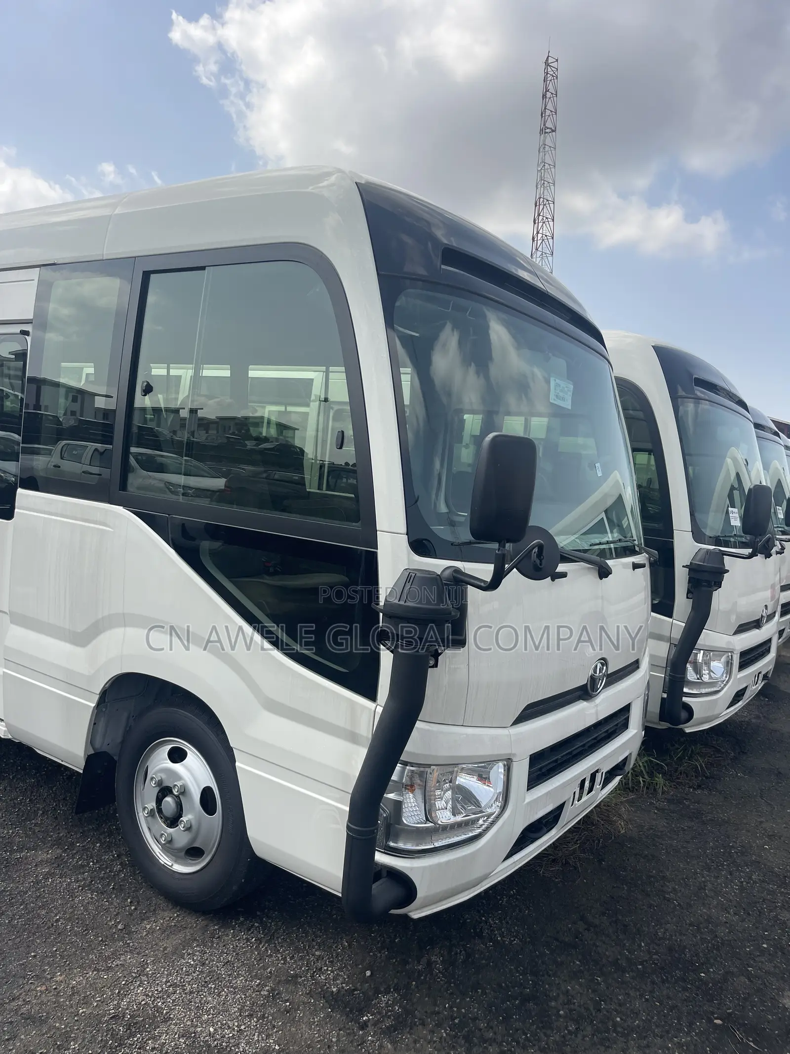 New Toyota Coaster 2025 White