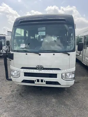 New Toyota Coaster 2025 White
