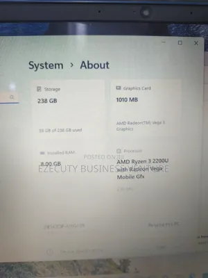 Laptop HP Pavilion 15 8GB AMD Ryzen 3 SSD 256GB