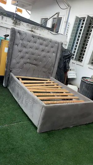 Gray Bed Frame