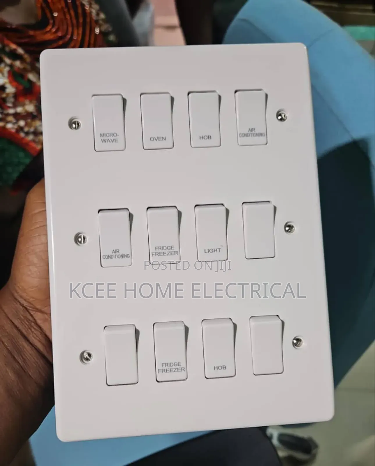 Gang Grid Switch With Indicator Light – Modular Electrical Wall Switch