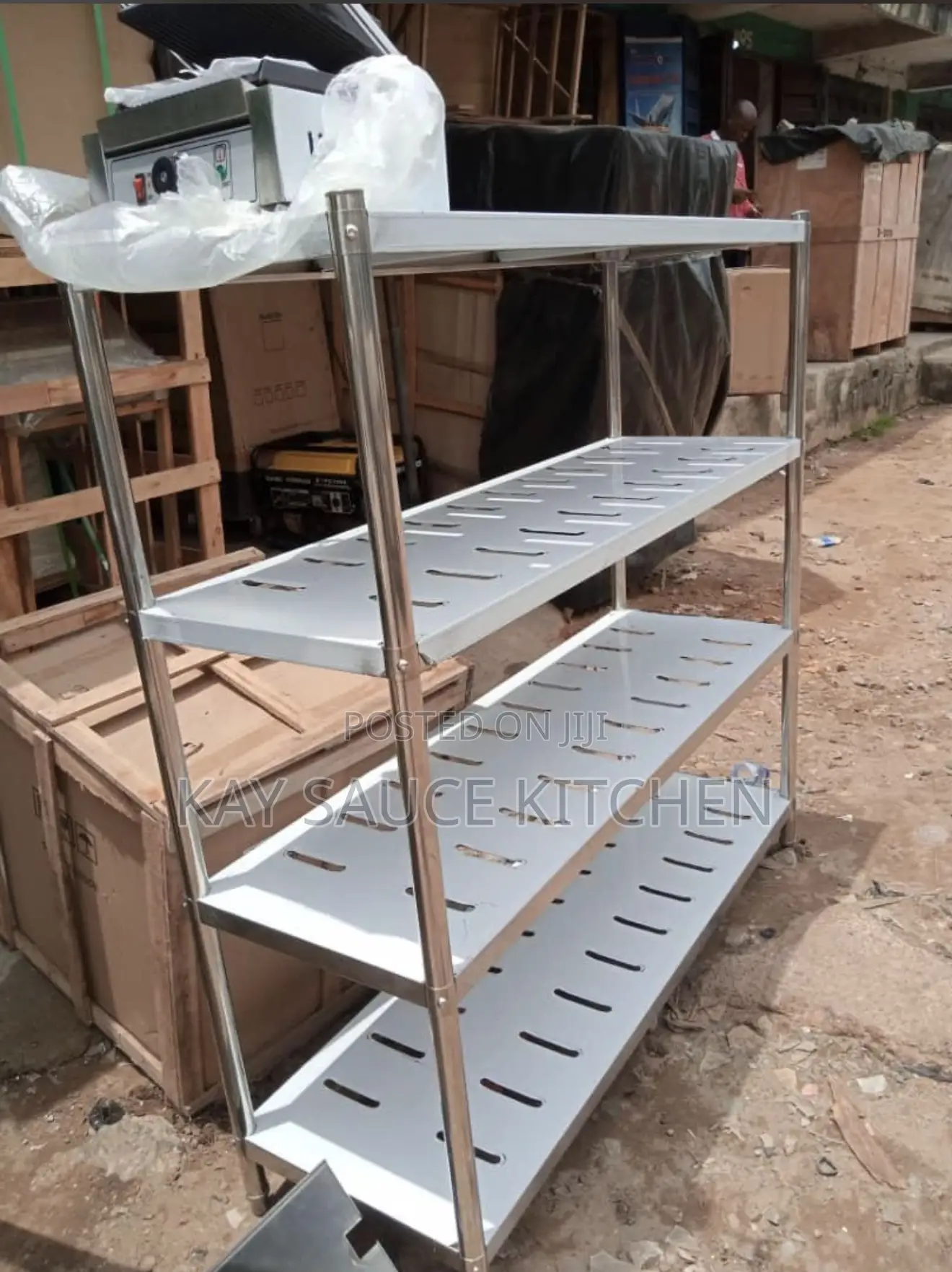 Industrial Heavy Duty (Perforated) Steel Rack