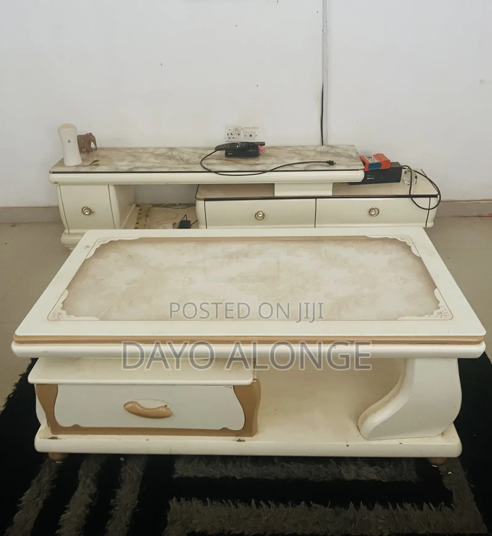 Center Table With Tv Shelf