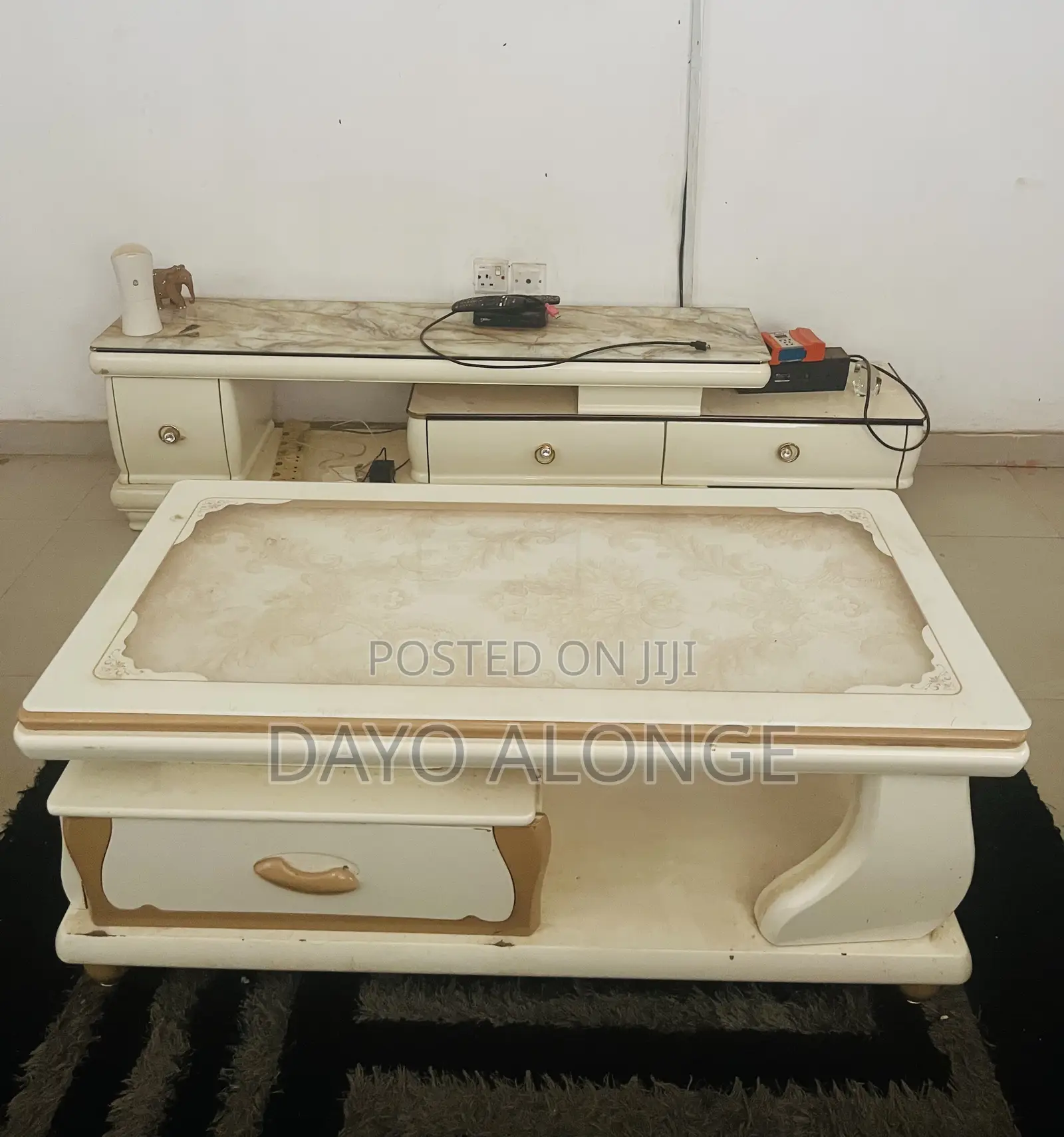 Center Table With Tv Shelf