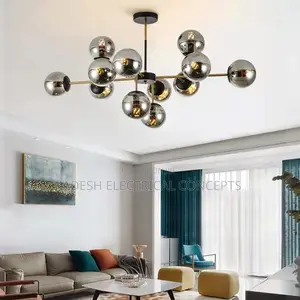 Nordic Modern Led Chandelier Luxury High Quality Glass Ball Hanging