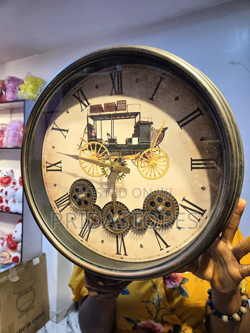 Big Luxury Wheel Wall Clock