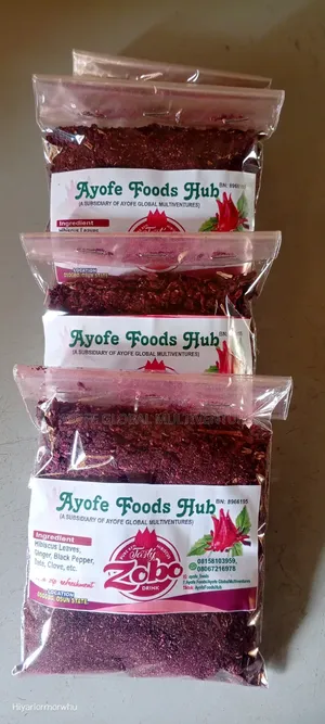 Grinded Zobo Leaves