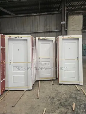 White Steel Door