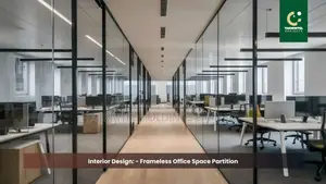 Frameless Partition and Office Space Design