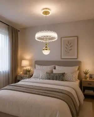 Crystal Ring Globe Pendant Chandelier