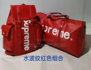 High Quality Luxury Supreme Duffle and Backpack Bag
