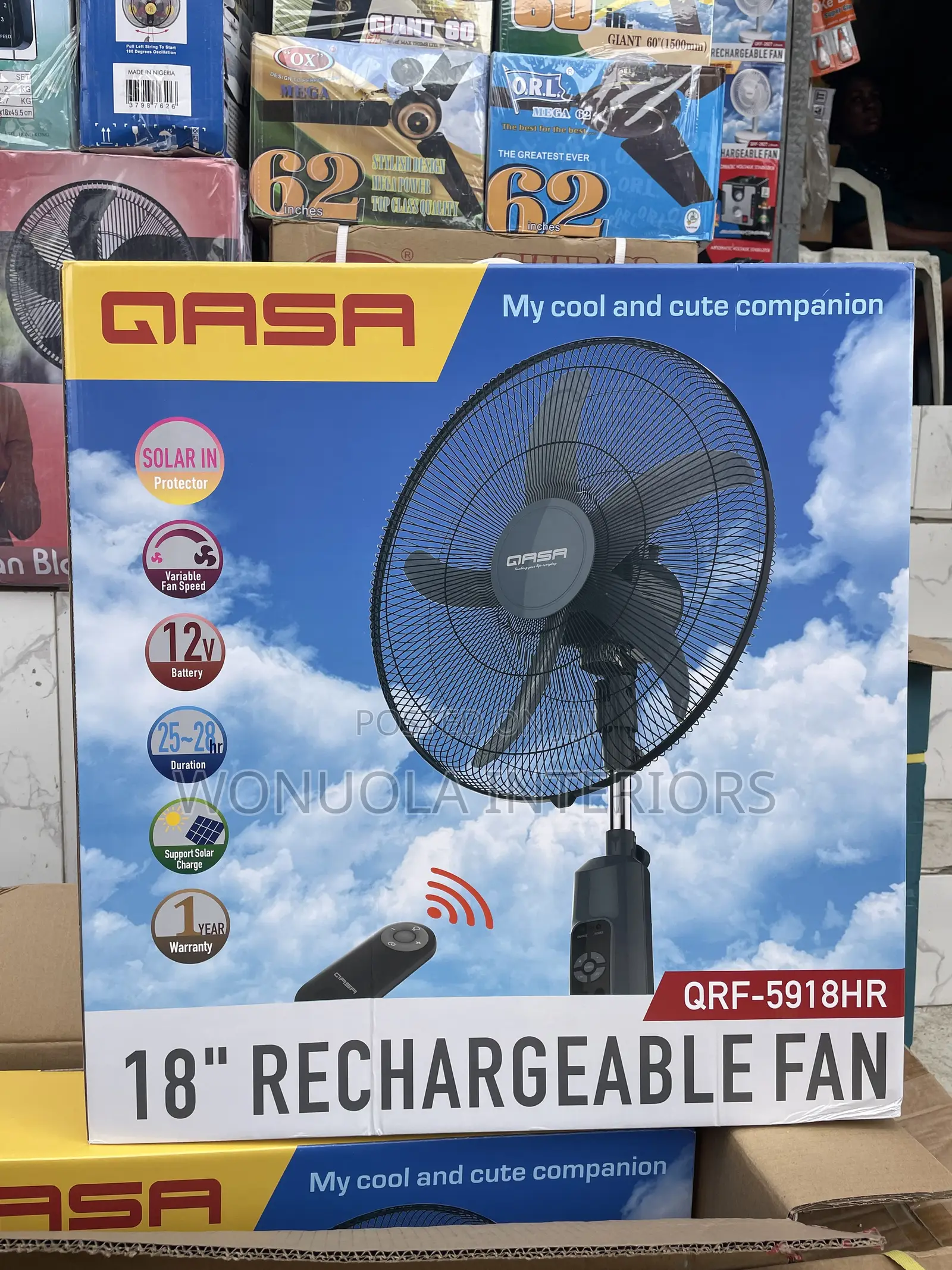 Gasa Rechargeable Fan