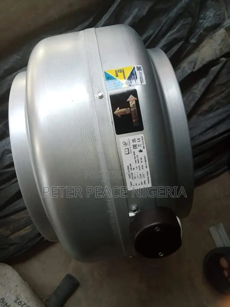 12” Inline Extractor Fan Pure Steinless 220v