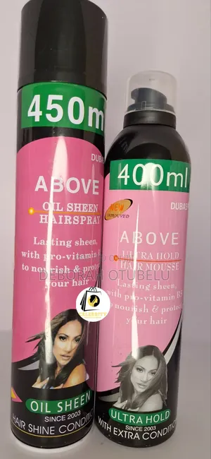 Above Mousse and Oil Sheen Set.