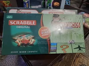 2 In 1 Scrabble Monopoly Board