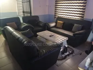 Quality 7 Seater Luxury Solid Leather Sofa(3,2,1,1)