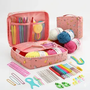 Deluxe Crochet Hook Set and Accessories in a Bag