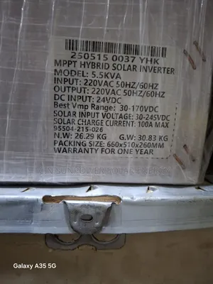 5.5kva/48v Yohako Hybrid Solar Inverter