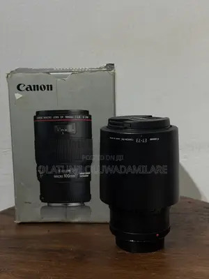 Canon Lens 100mm Macro Lens Ef F2.8