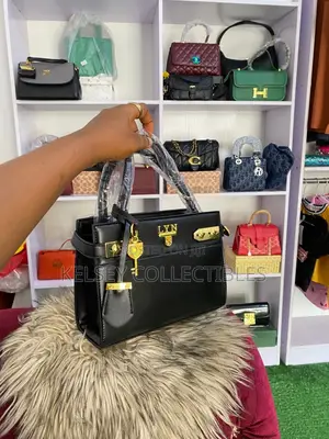 Lyn Luxury Handbag – Black Ladies Designer Bag