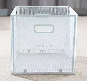 Metal Mesh Collapsible Wire Storage Basket