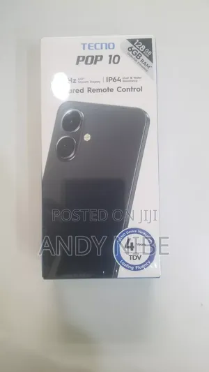 New Tecno Pop 10 128 GB Black