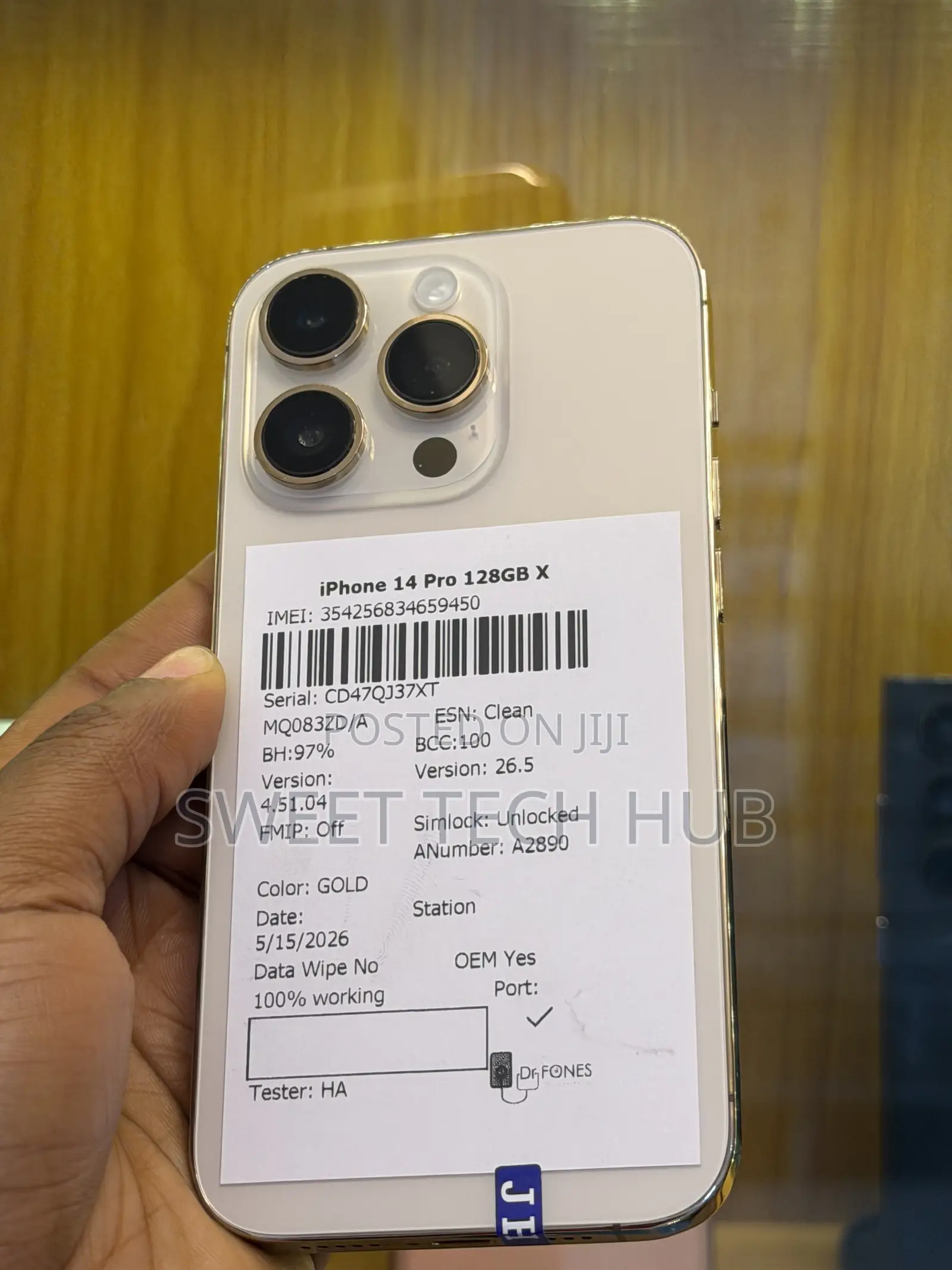 Apple iPhone 14 Pro 128 GB Gold