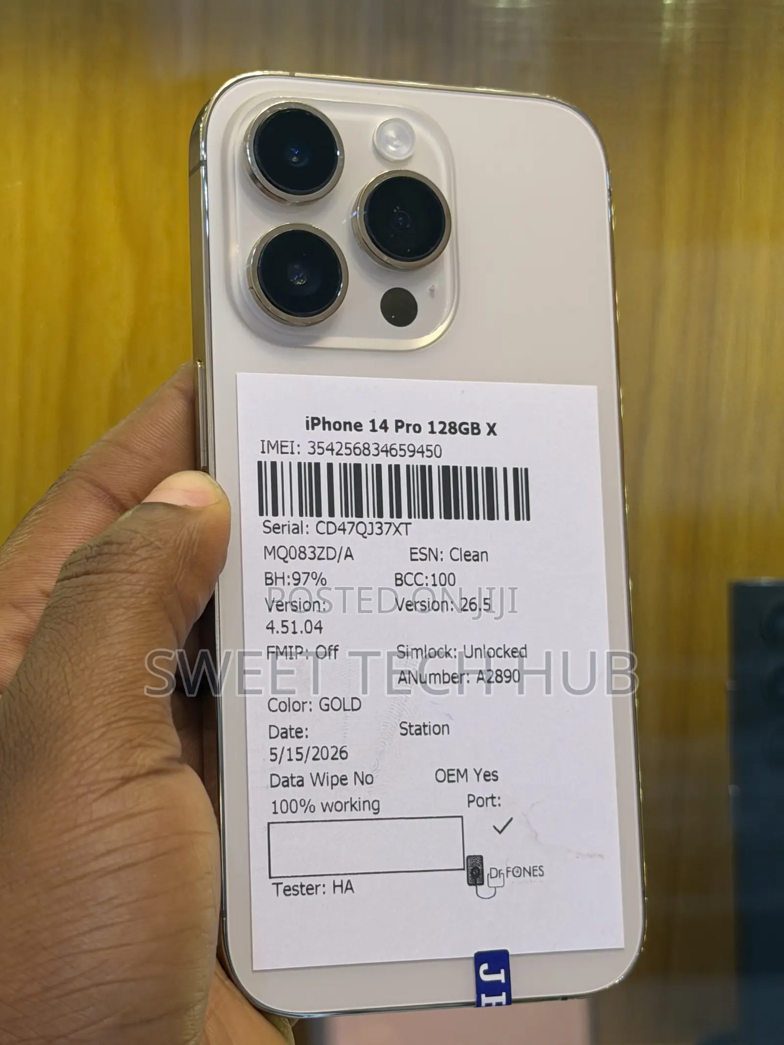 Apple iPhone 14 Pro 128 GB Gold