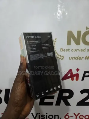 New Infinix Note Edge 256 GB Black