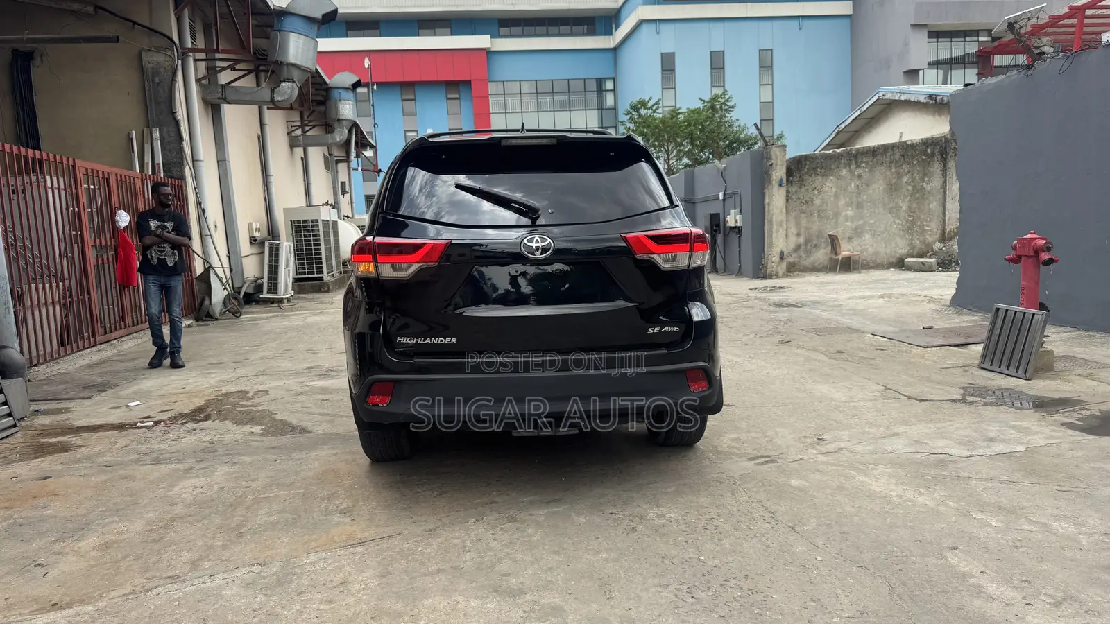 Toyota Highlander SE 4x4 V6 (3.5L 6cyl 8A) 2018 Black