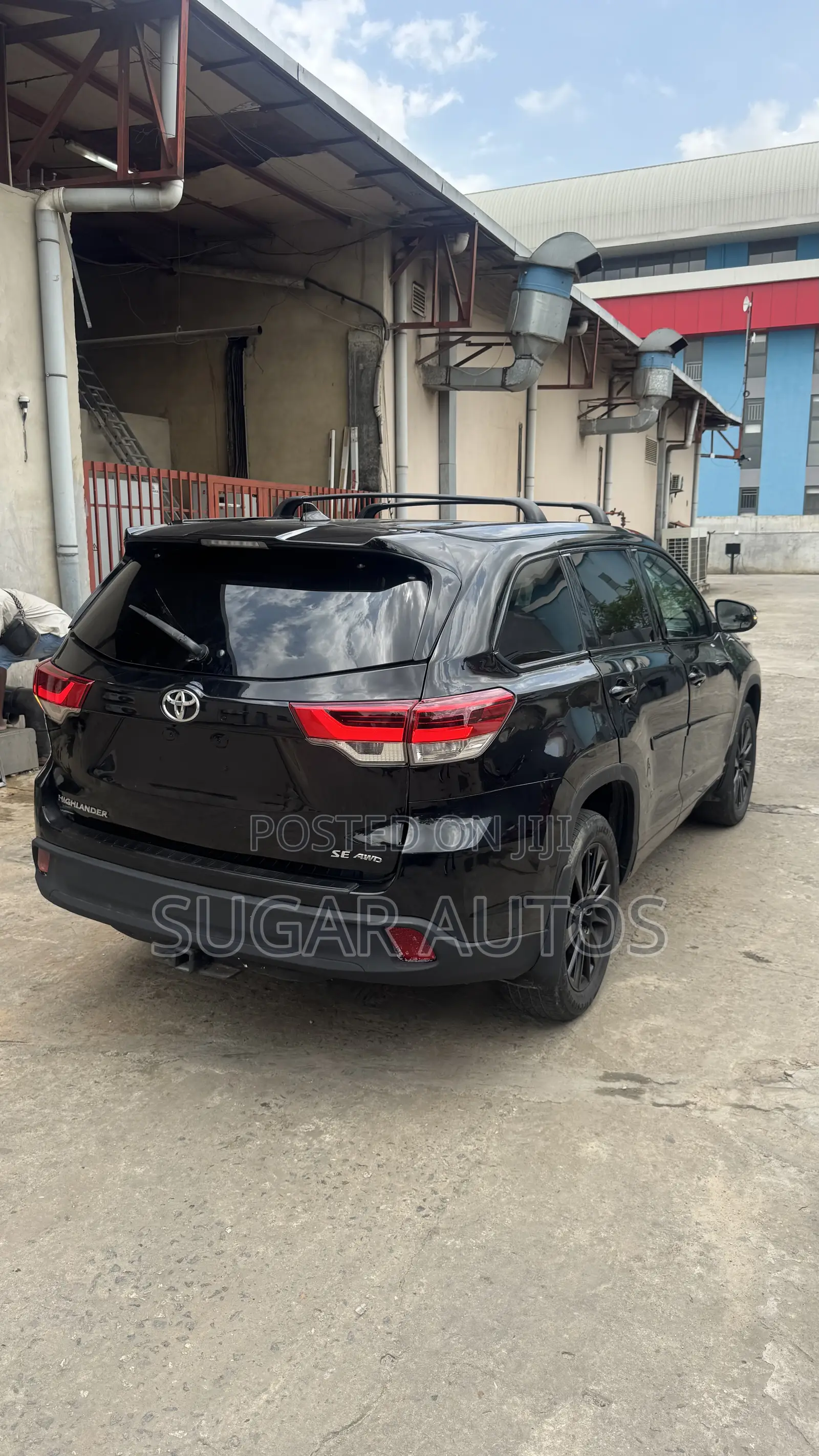 Toyota Highlander SE 4x4 V6 (3.5L 6cyl 8A) 2018 Black