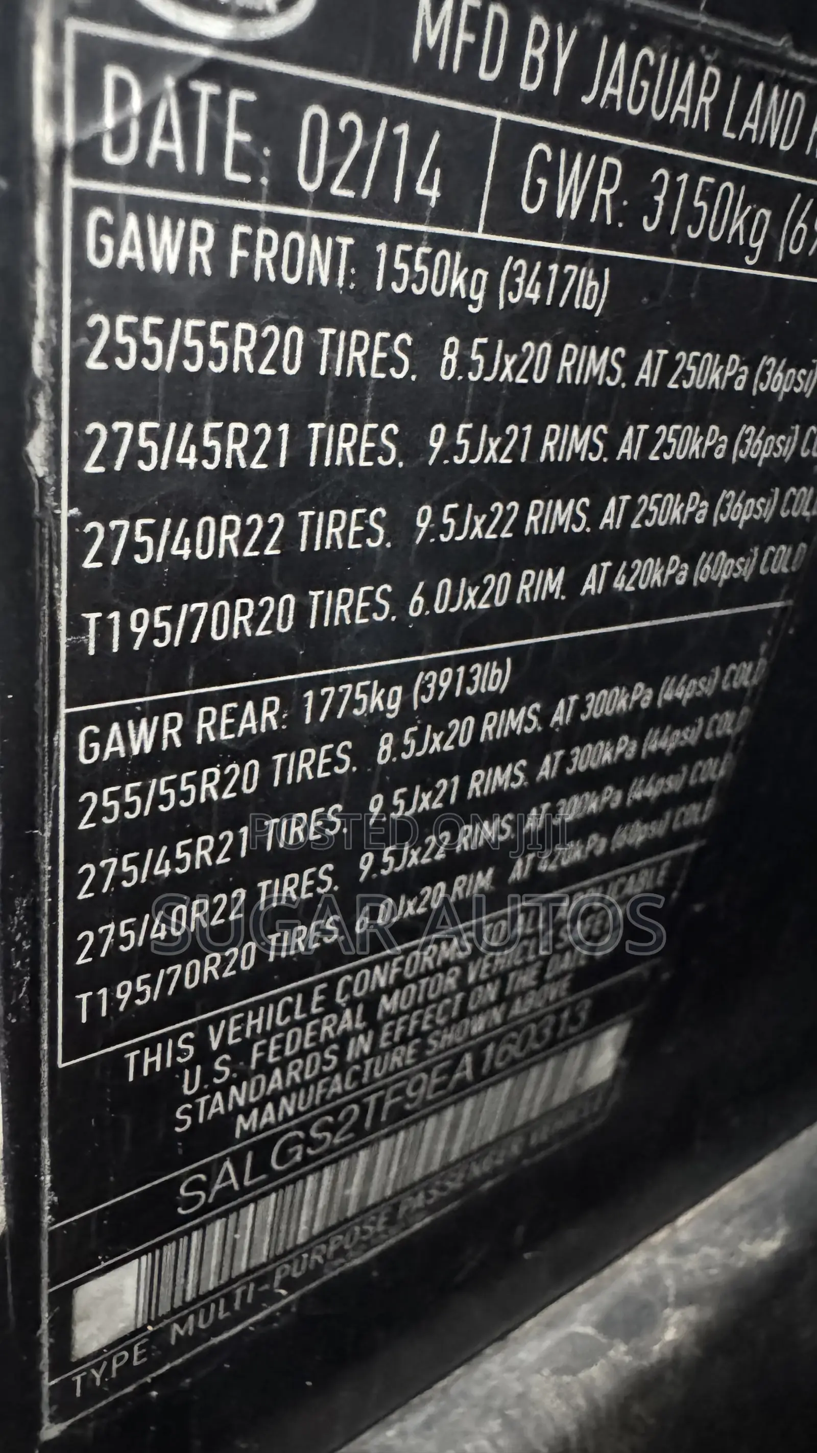 Land Rover Range Rover Vogue 2014 Black