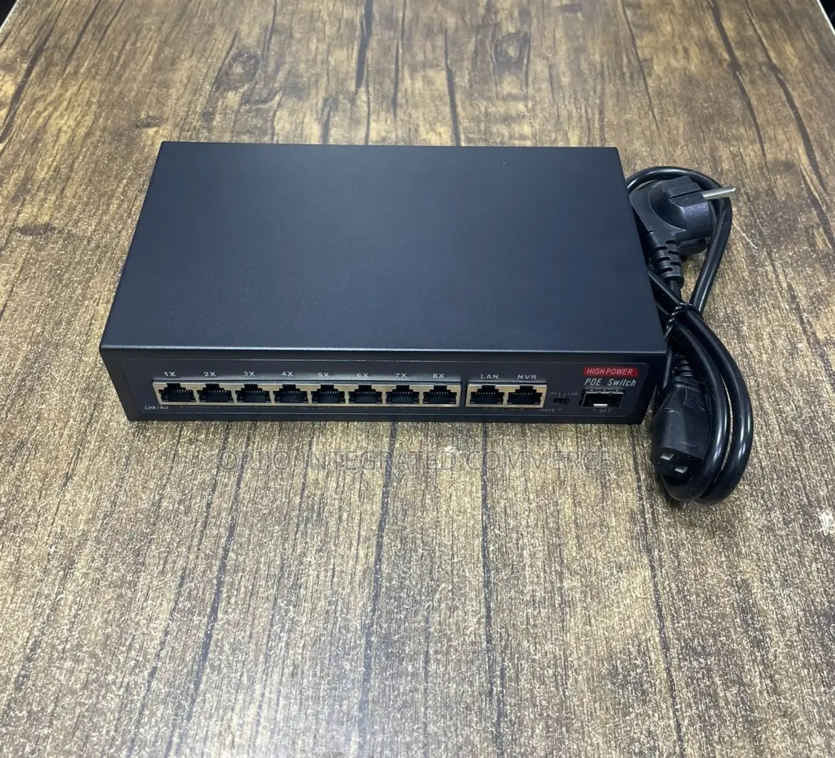 Hippoint Poe Switch10/100mbps Model:Ds0802a-8+2 8 Ports