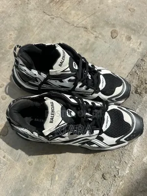 Balenciaga Runner Mesh and Faux Leather Sneakers