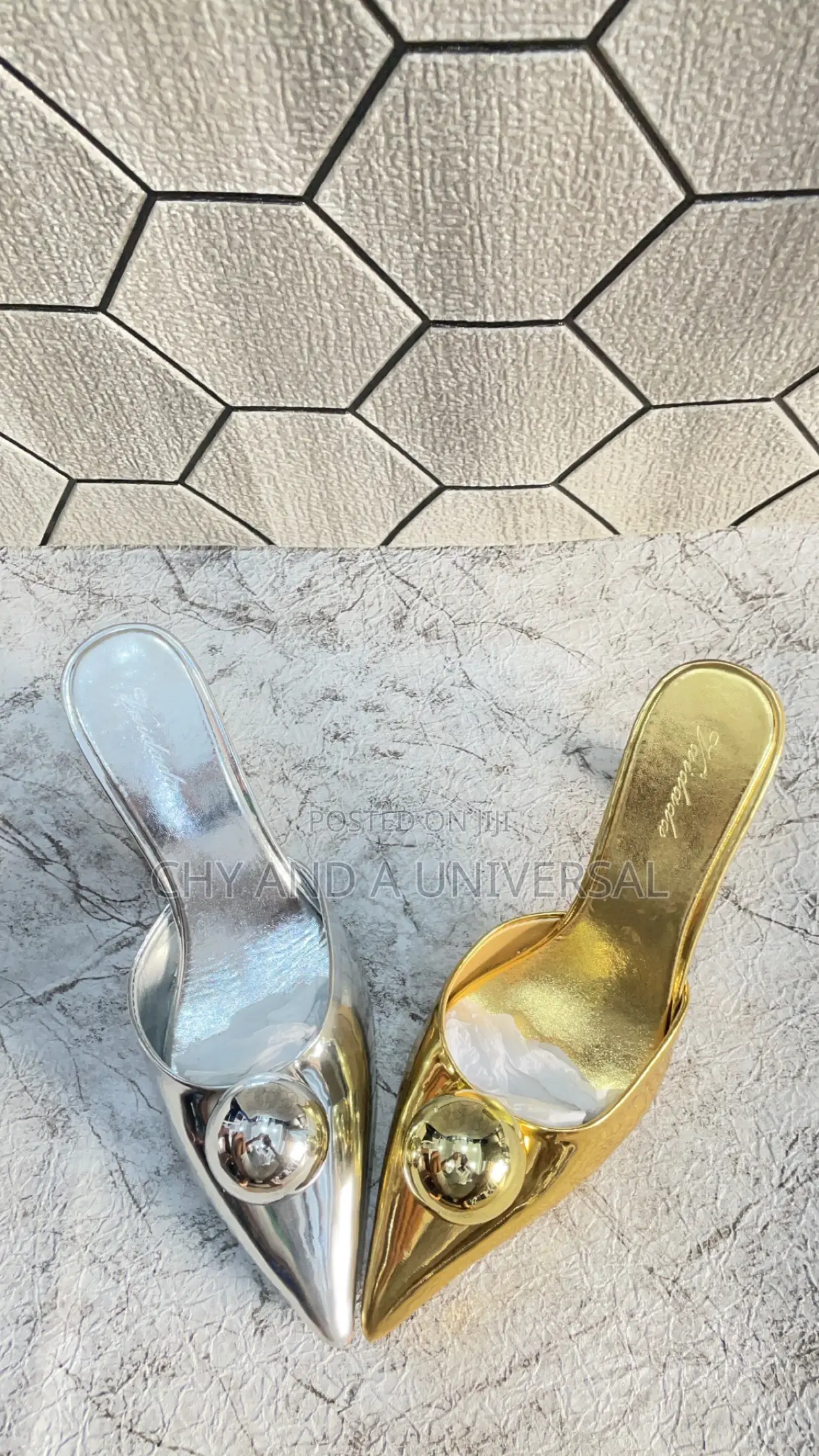 Unique Spool Heeled Vaidada Footwear