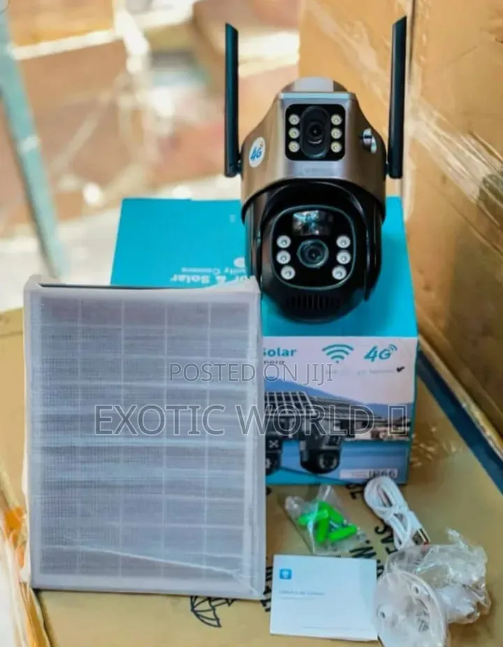 4g Solar CCTV Security Camera | Wireless Outdoor PTZ With Solar Panel