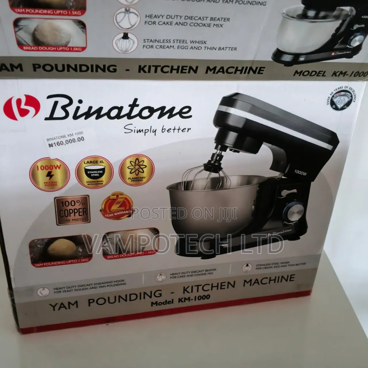 Yam Pounder, Flour Mixer - Kitchen Machine