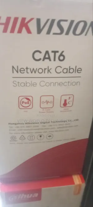 Hikvision Cat6 Network Cable