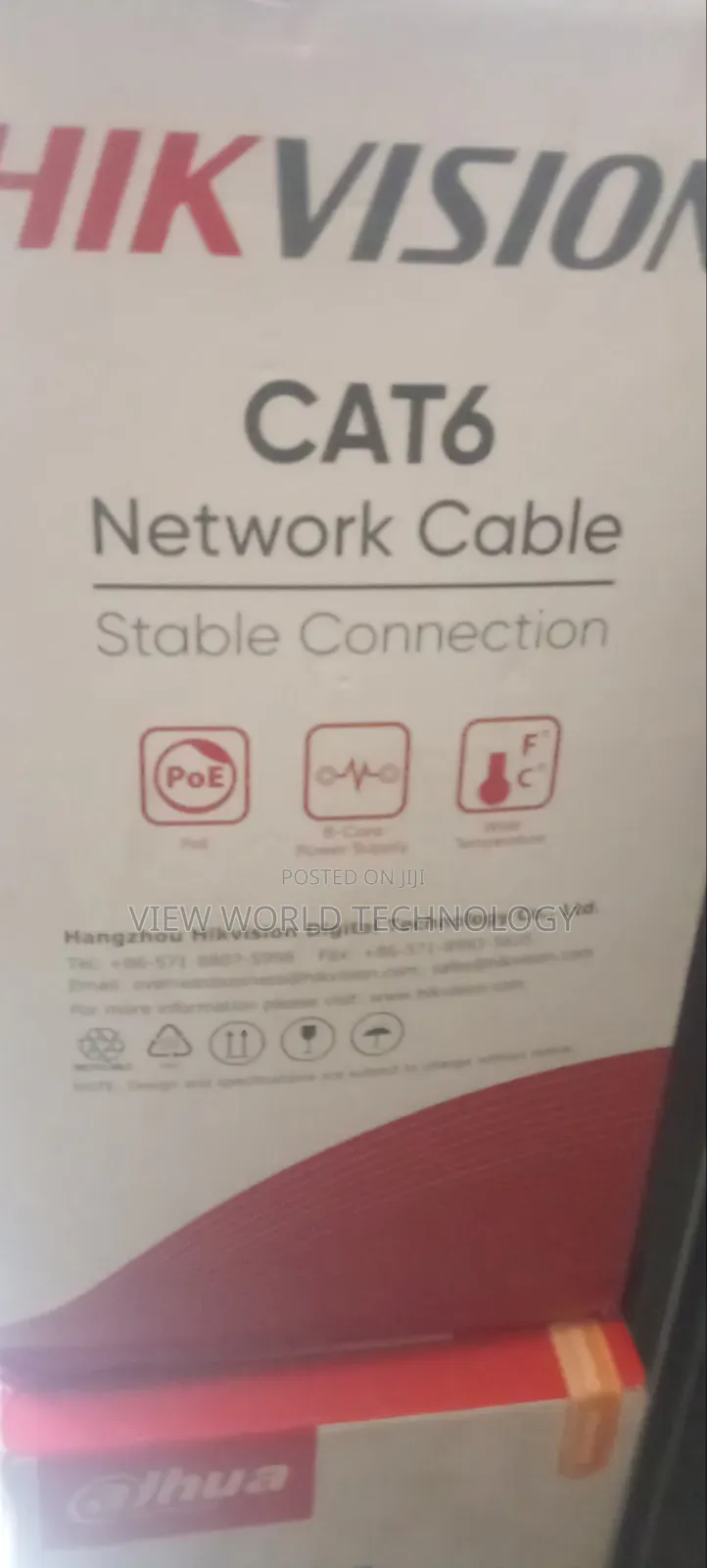 Hikvision Cat6 Network Cable