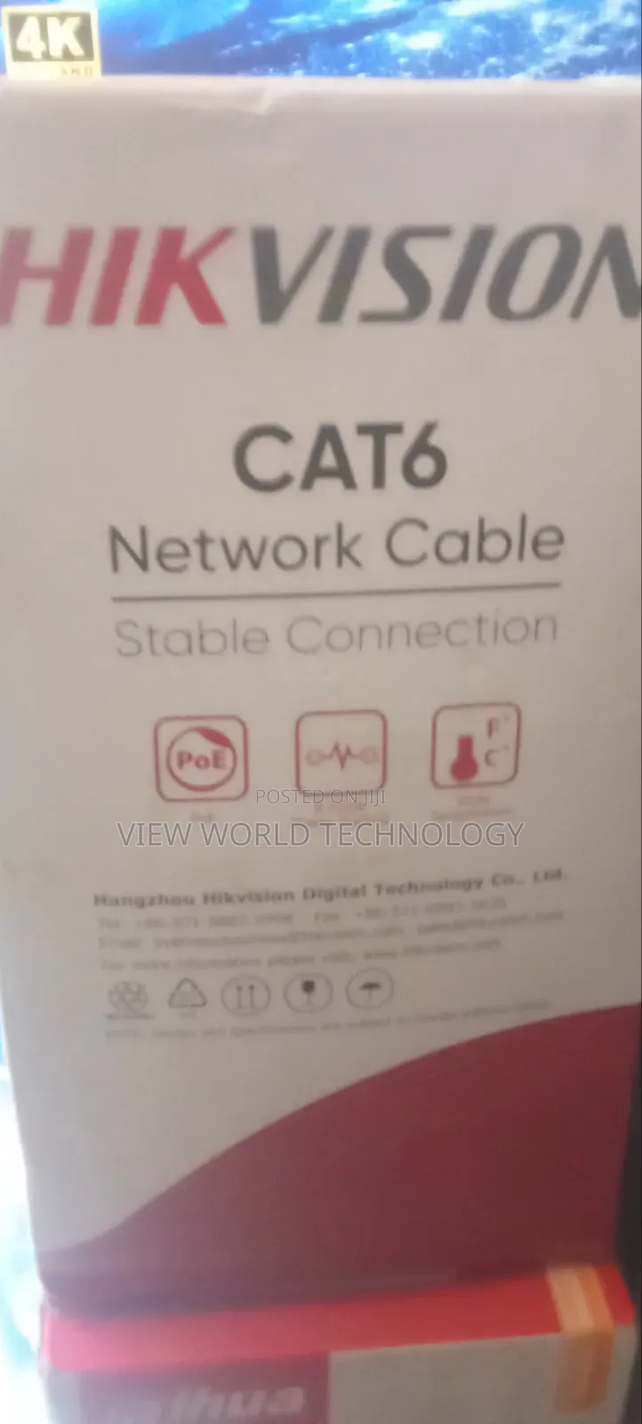 Hikvision Cat6 Network Cable