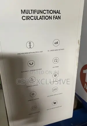 F3 Multifunctional Floor Standing Rechargeable Fan
