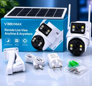 4g Dual Lens Solar PTZ Camera V380max
