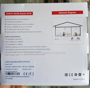 Zonch 4g/5g Mobile Wifi 6+ Cpe Router With Disp;Ay Screen B730