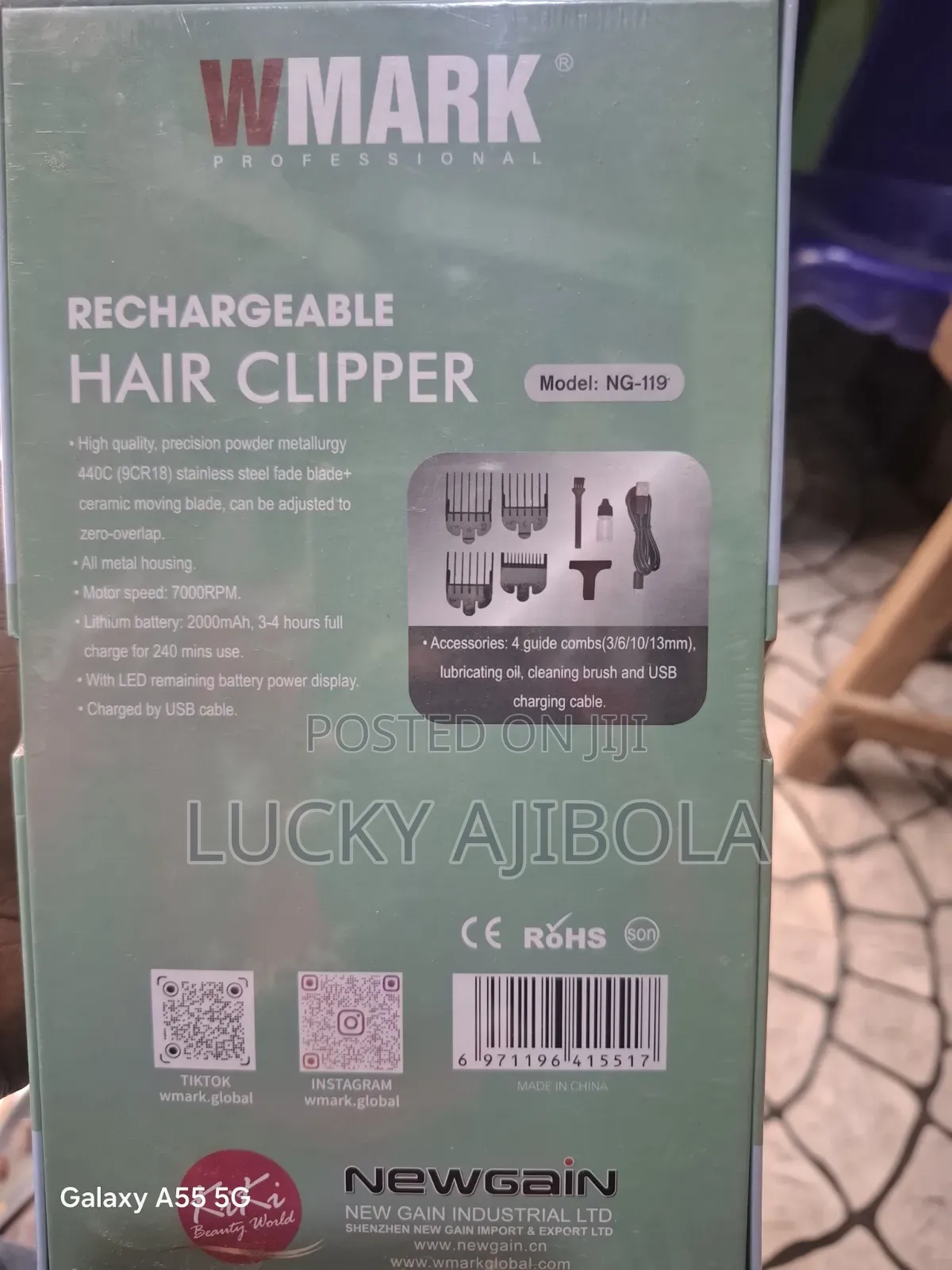 Rechargeable Clipper