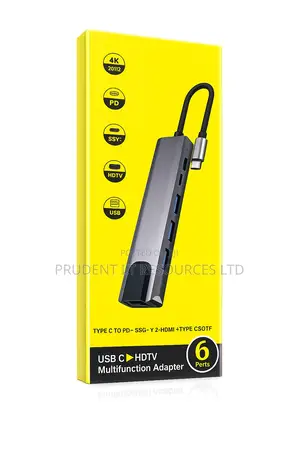 6 Port Multifunction Type-C Adapter